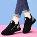Spring And Autumn Old Beijing Cloth Female Mom, Walking Breathable Casual Shoes, Mesh Shoes_desvips.com