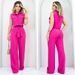 Women's fashion temperament ladies high-end spring and summer women's clothing two-piece suit_desvips.com