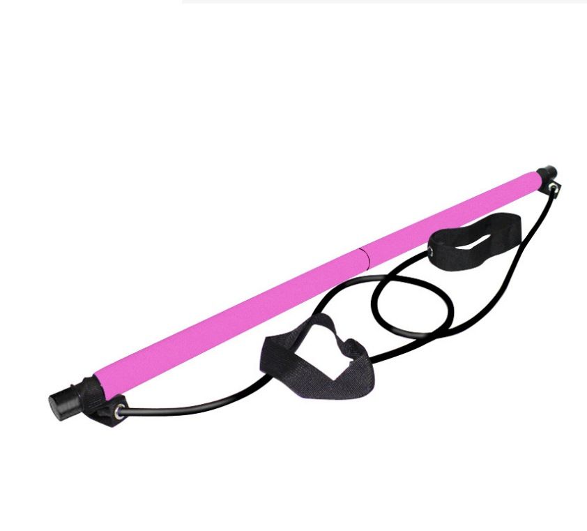 Yoga Equipment Pilates Stick Fitness Exercise Home Female Pedal Puller Elastic Belt Pull Rope_desvips.com