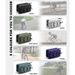 ROCKBROS 1L Bicycle Double Frame Bag Top Tube Bag Front 5 Color Road Bike, MTB_desvips.com
