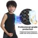 Youth Training Sports Vest Honeycomb Basketball Anti Collision Vest Soccer Chest Protector Tight Fitting Rugby Jersey_desvips.com