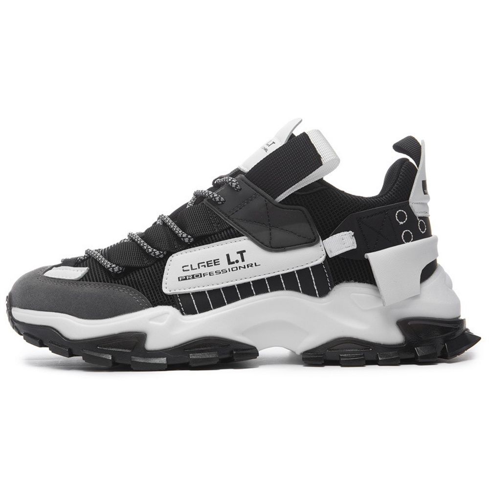 2026 European-USA Fashion Sneakers Youth/Men Artificial PU Splicing Low Top Lace-Up Breathable Non-Slip Wear-Resistant Running Shoes 39-47_desvips.com