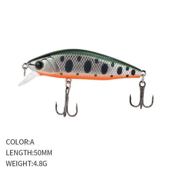 1PCS Wobblers Quality Crankbait Simulation Fishing Lure 5cm 4.8g Jerkbait Sinking Hard Bait Bass Carp Pesca Fishing Tackle_desvips.com