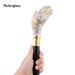 Golden White Dinosaur Gentleman Decorative Stick Parties Cane For Halloween For Cosplay And Parties, For Cosplay & Party_desvips.com