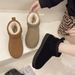 Snow Boots Women's Short Tube Velvet Thickened Warm Cotton Shoes Non-slip Winter New Shoes Female Student Korean Version Women's Shoes_desvips.com