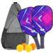 Fitness Equipments Pickleball Racket Glass Fiber Honeycomb Core Outdoor Sports Carbon Pickleball_desvips.com