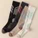 Winter Wool Professional Ski For Women, Thickened Terry High Tube Warm Compression Socks, Outdoor Sports Long Socks_desvips.com