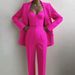 Women's clothing new high-quality casual temperament commuting fashion OL professional women's suit bra pants suit_desvips.com