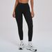 PeakGo Hot-Selling High-Waist Brushed No Embarrassing Lines Yoga Elastic Tight-Fitting Hip-Lifting Sports Long Pants_desvips.com