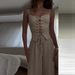 Women's Clothing summer new pure desire sexy hollow strap top casual wide leg pants suit_desvips.com