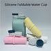 Collapsible Full Soft Silicone Children's Water Bottle Portable High Temperature Resistant Large Capacity Telescopic_desvips.com