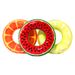 Watermelon & Orange Fruit-Shaped Adult Swim Ring - Inflatable Pool Float For Summer Fun (Durable Comfortable And Eye-Catching Design)_desvips.com