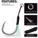 Lure Sea Jig Single Tying Bright Silk Feather Boat Heavy Duty Line Hook Bulk Fishing Gear_desvips.com