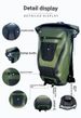 25L Waterproof PVC Cycling Bag Backpack Shoulder Bag Casual Backpack Rafting Bag Dry And Wet Separation Travel Swimming Canal Tracing_desvips.com
