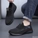 Men's Trendy Flat Bottom Shoes Mesh Non Slip Lace Up Casual Comfortable Shoes Lightweight Fashion Running Men Sneakers_desvips.com