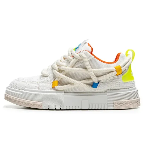 Fashion Green Platform Vulcanized Canvas Man Lace-up Skateboard Shoes Low Top Tennis Casual Sneakers Men 240704_desvips.com