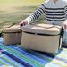 Insulated Lunch Bag Set Large Capacity Thermal Food Carrier For Outdoor Picnics Office Portable Leakproof Meal Tote With Handles_desvips.com