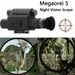 AI ZOOM 5X Digital Hunting Night Vision Mirror, 1080P Outdoor Optical Telescope, Crosshair Infrared Level 3/outdoor Hunting Animal Observation_desvips.com