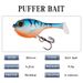 Lure Bait Soft Bait Sinking Jumping Fish Simulation Puffer Fish Bait T Tail 6.2cm/9.5g Water Fishing Gear_desvips.com