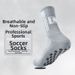 Men's Football Socks TC Style Sweat Wicking Breathable Odor Resistant Non Slip Thickened Long Sports Socks_desvips.com