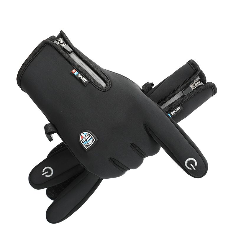 Men's Winter Gloves – Waterproof & Windproof Thermal Gloves For Outdoor Sports, Cycling & Driving – Touchscreen Compatible Anti-Slip Polyester Gloves_desvips.com