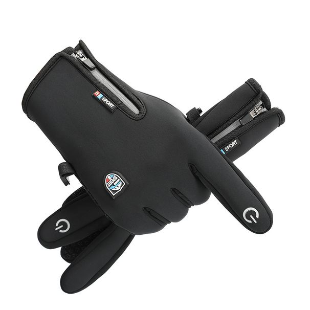 Men's Winter Gloves – Waterproof & Windproof Thermal Gloves For Outdoor Sports, Cycling & Driving – Touchscreen Compatible Anti-Slip Polyester Gloves_desvips.com