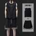 Men's Basketball Jersey Summer Ice Silk Thin Quick-Dry Youth Vest Shorts Cool Fashion Casual Sports Set_desvips.com