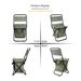 3-In-1 Portable Camping Chair With Cooler & Storage - Foldable Outdoor Chair With Backrest Insulated Ice Bag For Fishing Picnic & Hiking_desvips.com