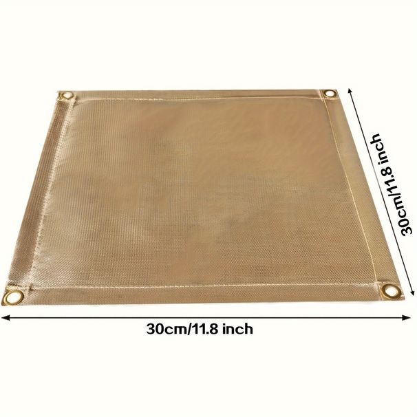 Fiberglass Fireproof Mat - High Temperature Resistant Heat Insulation Pad For Camping, BBQ & Fire Protection_desvips.com