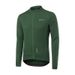 NOKO-ARSUXEO Cycling Clothes Tops Long-sleeved Road Bike Men's Quick-drying Breathable Spring And Summer Style Solid Color Full Zipper Stand Collar_desvips.com
