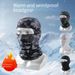 Unisex Winter Motorcycle Balaclava - Windproof Fleece-Lined Face Mask For Skiing, Cycling & Outdoor Activities (Black/White/Gray Camo/Green Camo)_desvips.com