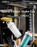 Fitness Cup, Protein Powder, Mixer Cup, Breakfast Shake, Shaker, Outdoor Convenient Plastic Sports Water Cup_desvips.com