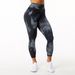 PeakGo European And American High Waist Tie-Dye Yoga With Pockets, Fitness Peach Lift, Stretchy, Tight-Fitting, Quick-Dry_desvips.com