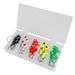 Shark Skimmer|Colorful 20 Pieces Box Set Lure Accessories Sharp Painted Lead Head Anti-Hook Bottom Fishing Hooks_desvips.com