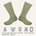 3 Pairs New Hiking Pad Keep Warm Crew Neck Winter Boot Set Army Green Wool Socks Breathable_desvips.com