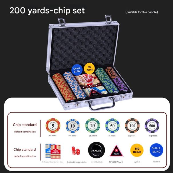 Crown Clay Texas Hold'em Poker Chips Set Mahjong Chess Room Special Frosted Chips Coin Clay Game Token_desvips.com