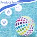 Eco-Friendly PVC Beach Ball Colorful Striped Inflatable Soccer Ball For Kids Outdoor Water Play Family Fun_desvips.com