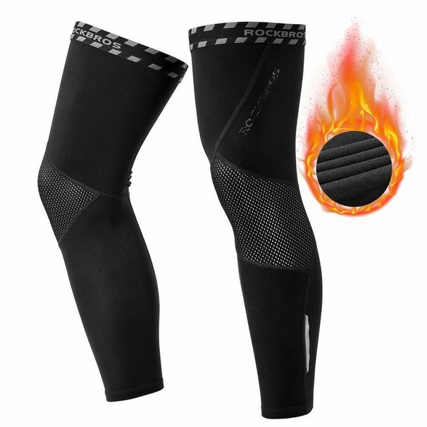 ROCKBROS bicycle transition leg warmers non-slip cycling leg warmers winter MTB_desvips.com