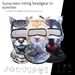 Cycling Face Mask 3D Animal Pattern Facekini Sunscreen Mask Outdoor Funny Water Hat Protect Full Face Digital Printing Headgear_desvips.com