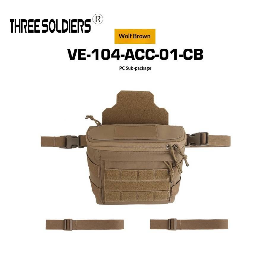 Tactical Chest Rig & Drop Leg Pouch – Large MOLLE-Compatible Utility Pack For Airsoft, Survival & Outdoor Gear_desvips.com