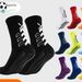 Non-Slip Glue Football Socks For Adults Men And Women With Leg Guards And Socks Straps Sports Outdoor Accessory_desvips.com