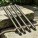 YUOUY 2pcs/4pcs 20cm Portable Stainless Steel Survival Rod, Lightweight Emergency Tool For Outdoor Adventures Camping & Hiking_desvips.com
