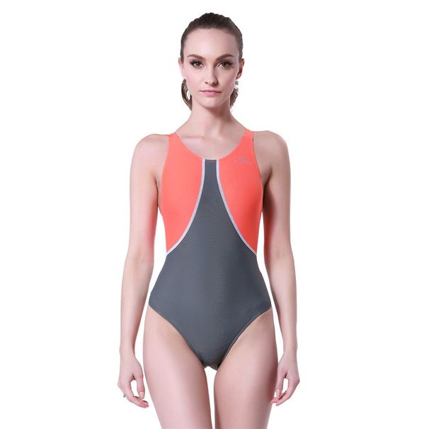 Sharkbat Sleeveless One-piece Triangle Hot Spring Swimsuit, Tummy-concealing Slimming Women's Sports Racing Swimsuit_desvips.com