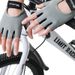 Half Finger Gloves For Men's Anti-Slip Wear-Resistant Outdoor Climbing Fitness Sports Protective Ice Silk Thin Dumbbell Cycling Gloves_desvips.com