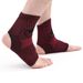 Support Far Infrared Magnetic Fiber Compression Warm Health Care Ankle Sleeve_desvips.com