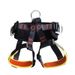 Hexin Outdoor Half Body Climbing Firefighting Waist Rappelling Equipment High Altitude Rescue Insurance Seat Belt Safety_desvips.com