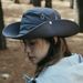 2025 Spring Mountaineering UV Wide Brim Fisherman Hat Breathable Wear-resistant Sun Protection Unisex_desvips.com