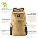 Qunature Folding Hiking Portable Lightweight Travel Double Shoulder Bag Storage Lock Buckle Wear-resistant Backpack_desvips.com