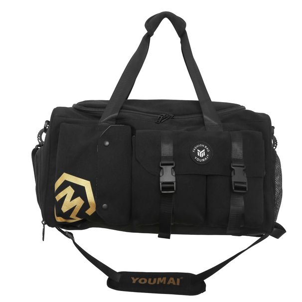 Multi Functional Travel And Fitness Bag, Crossbody Carrying Luggage Bag, Dry Wet Separation Swimming Bag_desvips.com