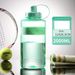 Water bottle Large capacity straw cup Student plastic cup_desvips.com
